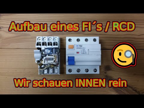 Fi / RCD | Funktion Aufbau | Wir schauen rein | Summenstromwandler| Musste wissen | ✅ EleKtrOniXxX✅