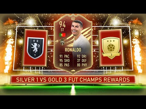 SILVER 1 VS GOLD 3 FUT CHAMPIONS REWARDS!! INSANE PACKS!! FIFA 21 ULTIMATE TEAM! FUT CHAMPS REWARDS!