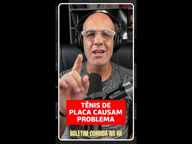 Esse tais de tênis com placa de carbono não cansam de causar problema!