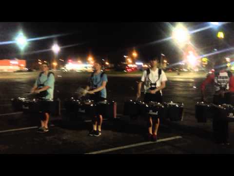 Petal Drumline 2014 - WGI - Duple diddles in lot night befo