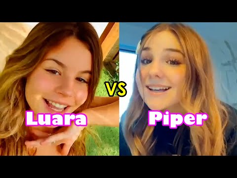 Luara Fonseca vs Piper Rockelle ✨🌠 Tik Tok Dance Compilation