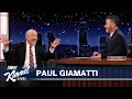 Paul Giamatti on Oscar Nomination for The Holdovers, In-N-Out After Golden Globes & First Audition