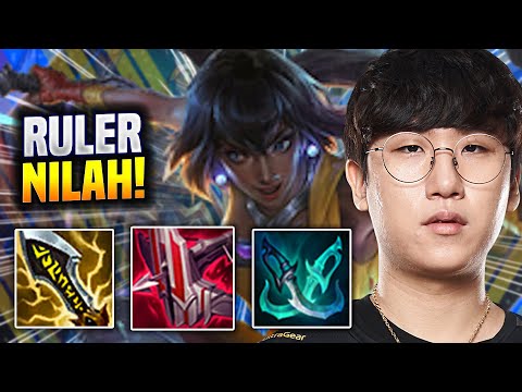 RULER TRYING NEW CHAMP NILAH IN NORMAL GAME! - GEN Ruler Plays Nilah ADC vs Nilah! | Season 2022