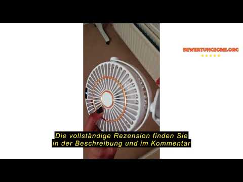 Produktbewertung: SINGLAND Mini Ventilator mit Clip, Leise Ventilator Klein mit Akku Weiss