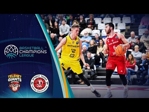 Telenet Giants Antwerp v Hapoel Jerusalem - Full Game - Basketball Champions League 2019-20