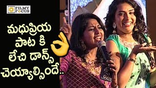 Singer Madhu Priya Sings Neelapuri Gajula Song From Mahatma Movie @Operation 2019 Pre Release Event