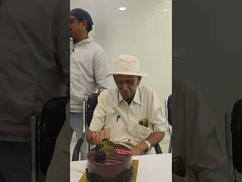 Birthday celebration of youngest patient