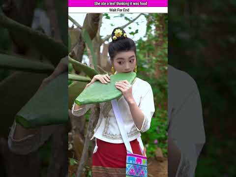 She ate a leaf thinking it was food