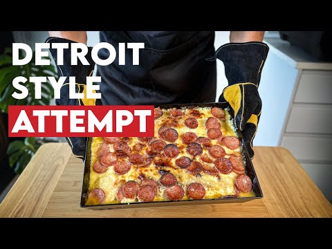 How To Make Detroit Style Pizza In Ooni Volt | Crispy Frico Crust Test