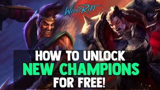 WILD RIFT NEW CHAMPIONS: How to Unlock Draven OR Darius For FREE! Noxian Brotherhood Event