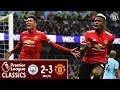 Premier League Classic | Manchester City 2-3 Manchester United | Pogba Double Sinks City