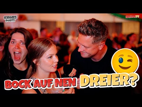 Up for a threesome? 😉 Street survey at Rositz fair