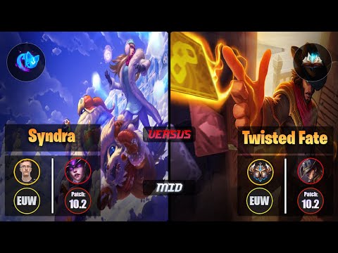 MagiFelix [Summon Aery] SYNDRA (Mid) VS  TWISTED FATE - Challenger EUW Patch 10.2