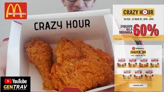 McD Delivery Crazy Hour  3 To 6 PM | Review