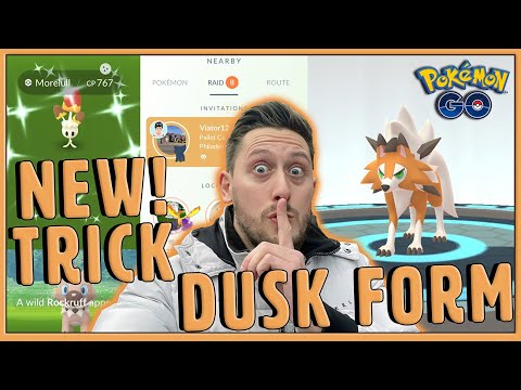 Use THIS Trick to GET Dusk Form Lycanroc EASY in Pokémon GO!