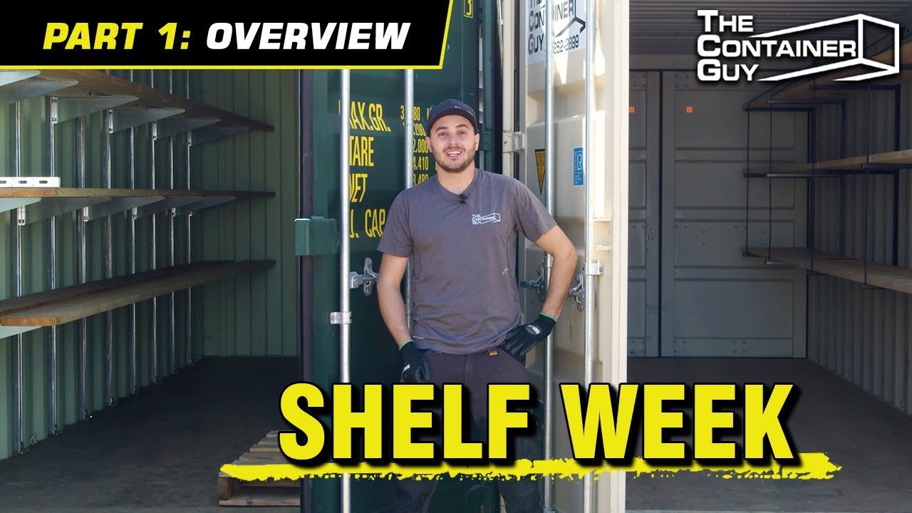 Part 1: Heavy Duty Shipping Container Shelving Systems - Organize Your Life