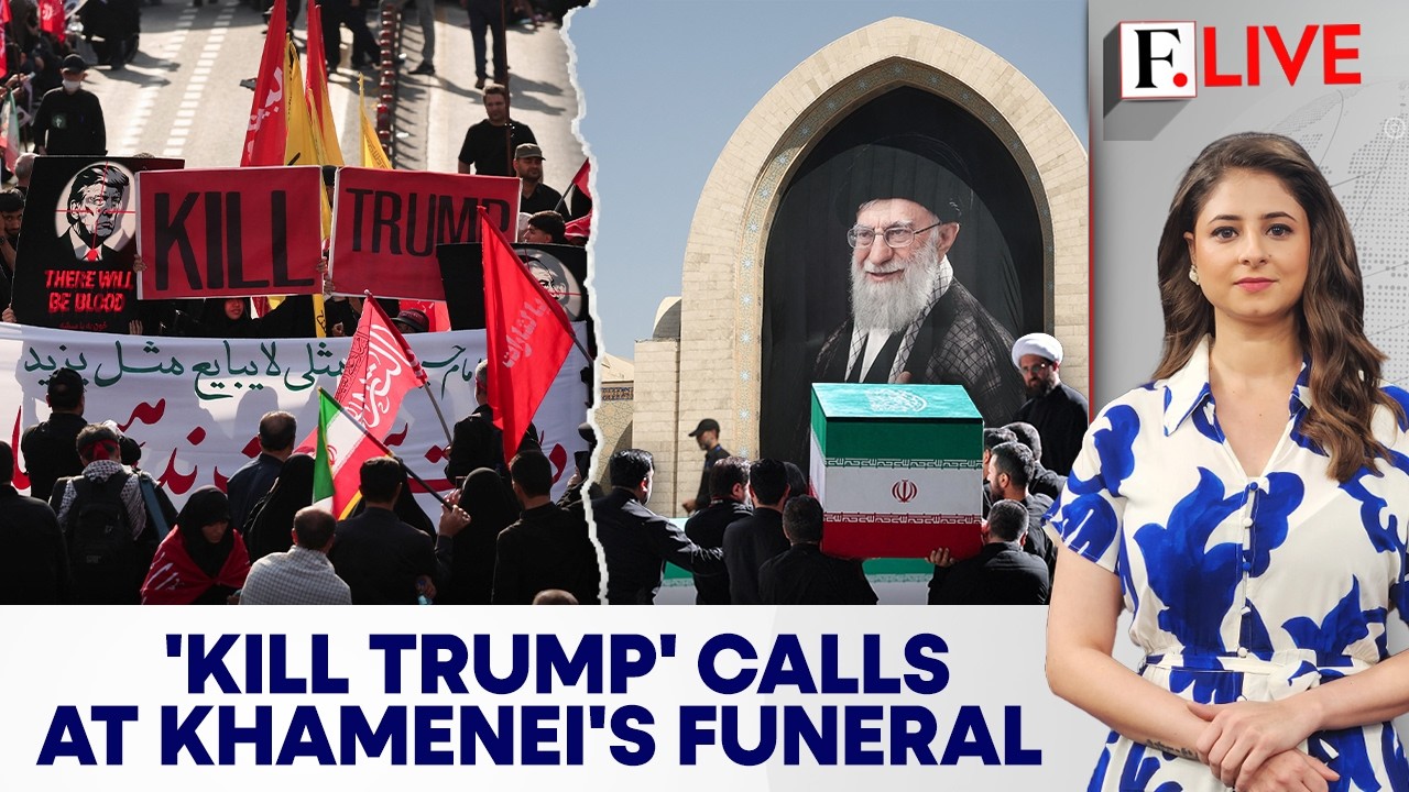 Iran's Khamenei Funeral Draws Huge Crowds Across Tehran Amid Anti-Trump Chants | Firstpost Live
