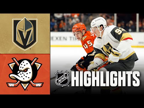 Vegas Golden Knights vs. Anaheim Ducks | NHL Highlights | November 22, 2025
