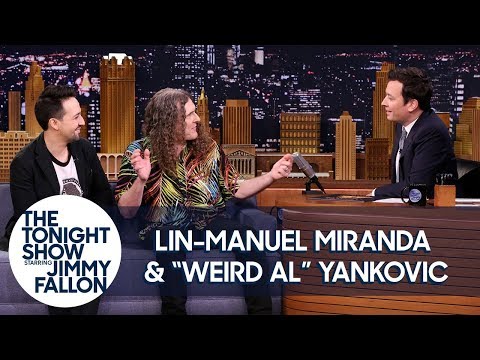 Jimmy Geeks Out with Lin-Manuel Miranda and "Weird Al" Yankovic Over Hamilton and Music