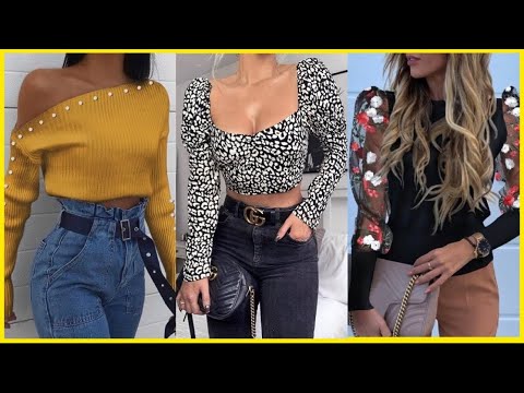 COMBINACIONES DE MODA 2022 || TENDENCIAS EN OUTFITS DE MODA BLUSAS 2022 MUJER