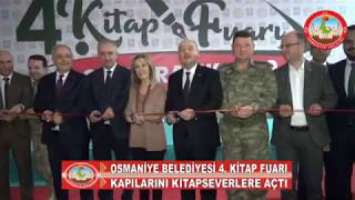 OSMANİYE BELEDİYESİ 4. KİTAP FUARI KAPILARINI KİTAPSEVERLERE AÇTI