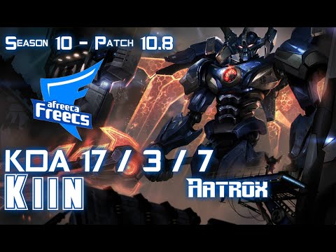 AFs Kiin AATROX vs GAREN Top - Patch 10.8 KR Ranked