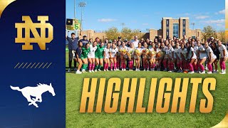 #2 Irish Outpace the Ponies on Senior Day | Highlights vs SMU | Notre Dame Women's Soccer
