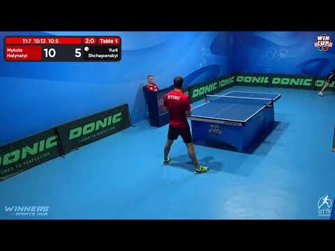 13:30 Mykola Halynskyi 3-0 Yurii Shchepanskyi West 1 WIN CUP 30.10.2022 | TABLE TENNIS WINCUP