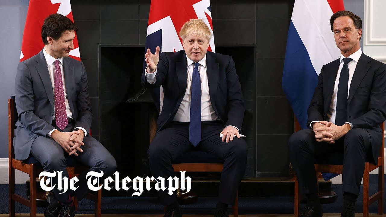 Aktuelles aus der Politik: Boris Johnson spricht neben dem niederländischen und dem kanadischen Premierminister über die Ukraine-Krise