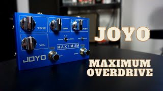 Video thumbnail for Joyo R-05 Maximum Overdrive Guitar Pedal - Demo by SRGuitar