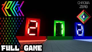 Chroma Zero [Full Playthrough] | Complex Color-Based Indie Puzzle Game