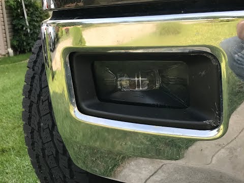 Morimoto XB LED Fog Light Unboxing Installation 2014-2015 Chevrolet Silverado The Easy Way