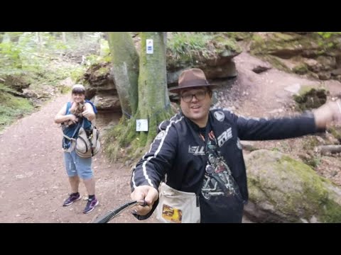 Der Abenteuerweg Seltenbachschlucht bei Klingenberg am Main im Landkreis Miltenberg