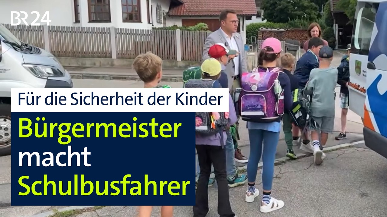 Baustelle schneidet Kindern Schulweg ab - Bürgermeister springt ein | Abendschau | BR24