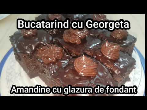 Amandine cu glazura de fondant facuta in casa #SHORTS