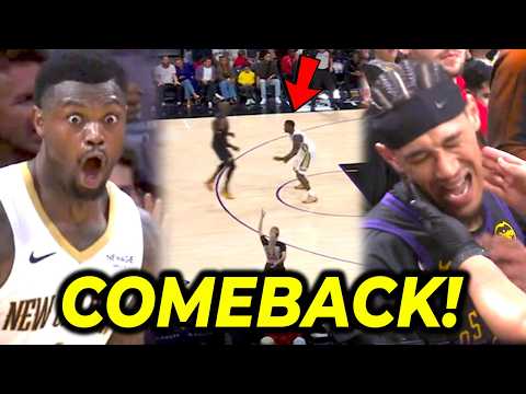 LEBRON VS ZION! Basag panga ni Hayes kay Williamson, epic comeback wild ending!