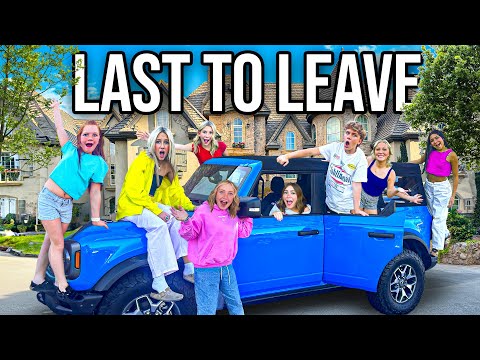 LAST TO LEAVE THE DREAM CARS w/ 10 KiDS 🚘 ⭐️