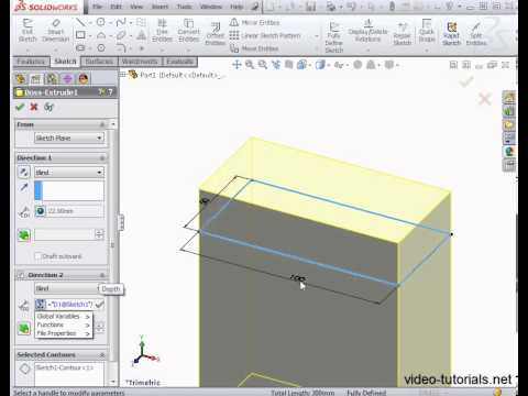 SolidWorks Tutorials - New features of working with Equations in SolidWorks 2013