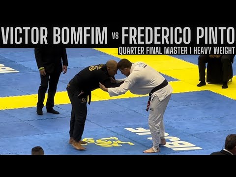 Victor Bomfim vs Frederico Pinto Quartas de Final Master 1 Pesado Brasileiro de Jiu Jitsu 2022