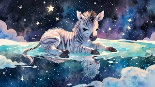 🦓 Drift into Magical Starlit Dreams with Safari Lullaby! ✨  Zebra&#39;s Starlit Dreams