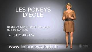 preview picture of video 'LES PONEYS D'EOLE : centre équestre à CORNAS 07'