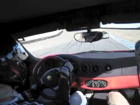 Ferrari ride at the Laguna Seca race track