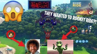 I FOUND DAME TU COSITA AND BOB ROSS IN FORTNITE?!?! AT 3AM - Fortnite Funny Moments