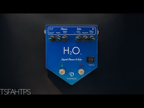 Visual Sound H20 Liquid Chorus & Echo Dual Mono Delay 2000s USA image 12