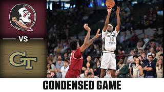 Florida State vs. Georgia Tech Condensed Game | 2025-26 ACC Men's Basketball