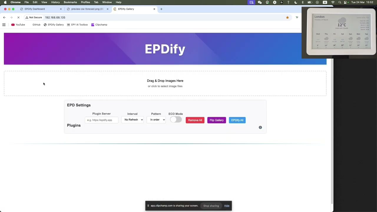 EPDify 7 - Plugin System for Weather Forecast