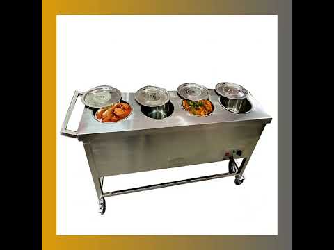 Stainless steel three sink unit, size: 60x24x34 inch