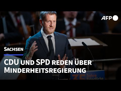 Sachsen: CDU und SPD wollen über Minderheitsregierung reden | AFP