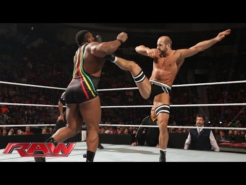 Big E vs. Cesaro: Raw, Feb. 24, 2014