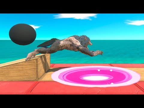 Escape from the Cannonball & Evolve Into a Kaiju - Animal Revolt Battle Simulator